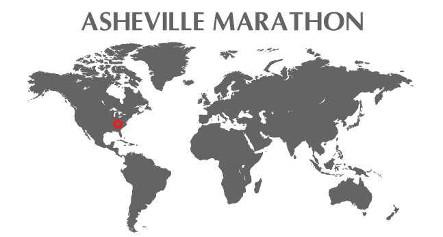 Location of Asheville