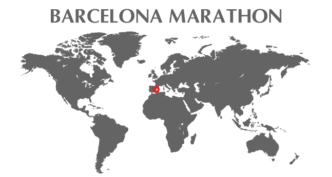 Location of Barcelona