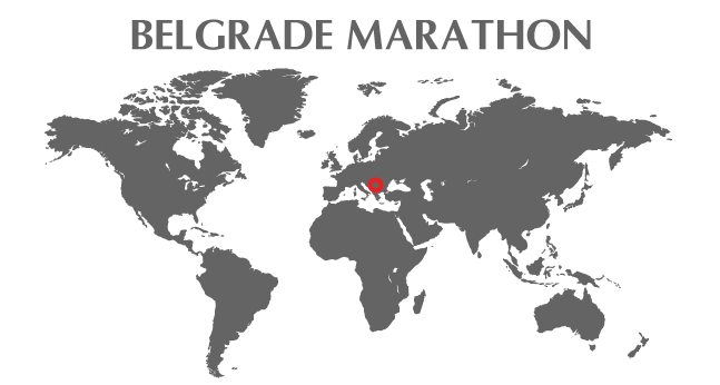 Location of Belgrade