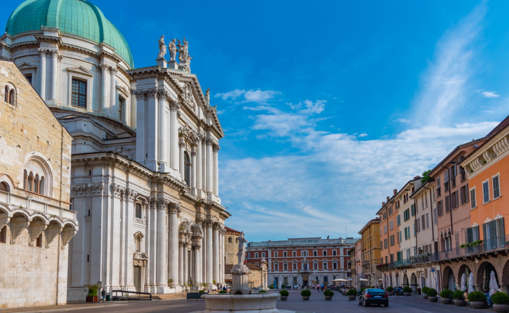 A View of Brescia where the Brescia Marathon is being held