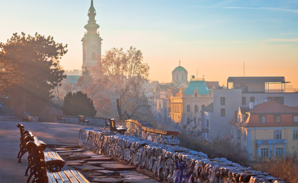 A View of Belgrade where the Belgrade mrathon is being held