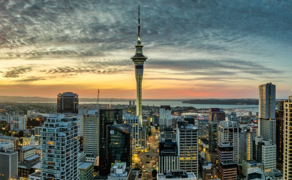 A View of Auckland where the Auckland Marathon is being held