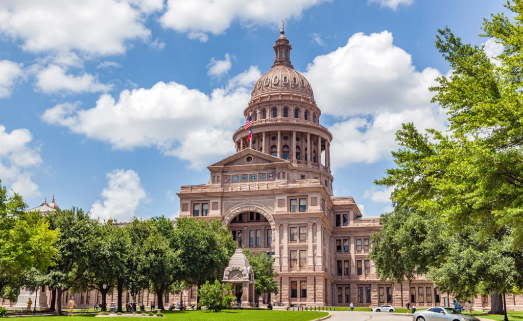 A view of Austin where the Austin Marathon is being held