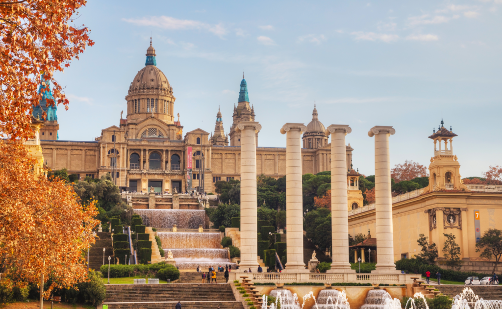 A View of Barcelona Where the Barcelona Marathon is Being held