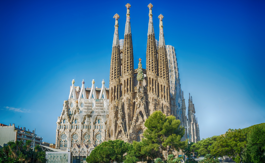 A View of Barcelona Where the Barcelona Marathon is Being held