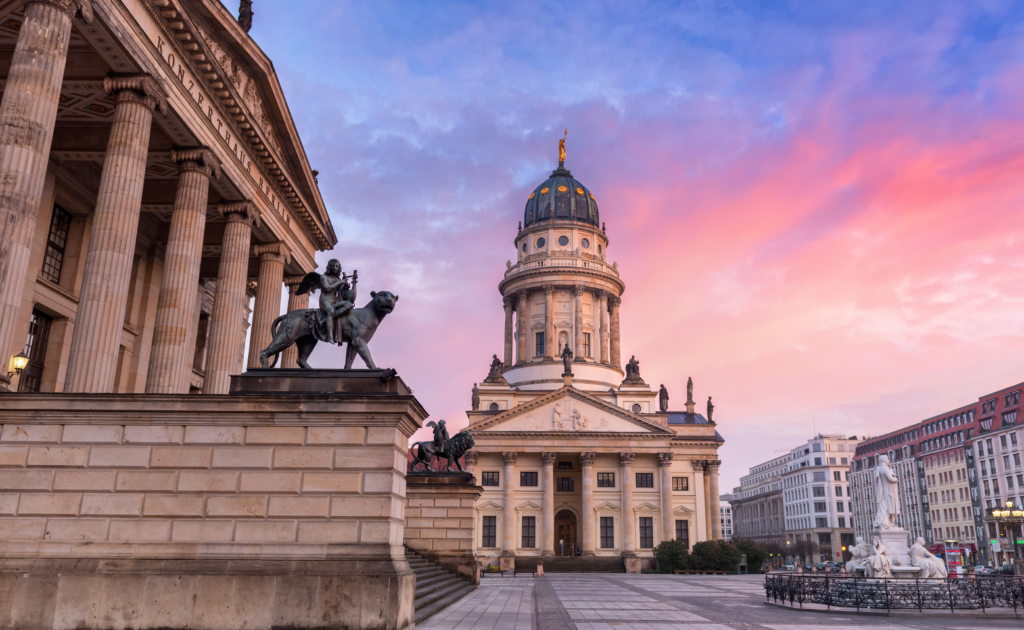 A View of Berlin where the Berlin Marathon is being held