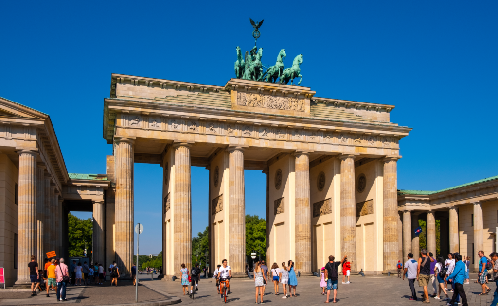 A View of Berlin where the Berlin Marathon is being held