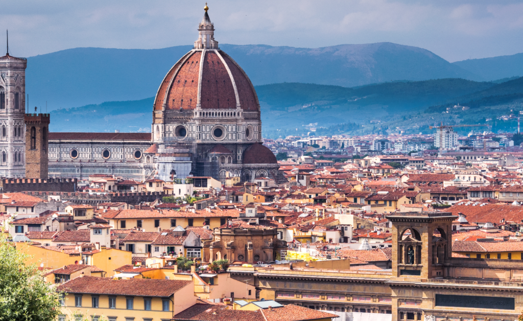 A View of Florence where the Florence Marathon is being held