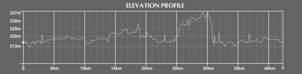 elevation of the indianapolis monumental marathon