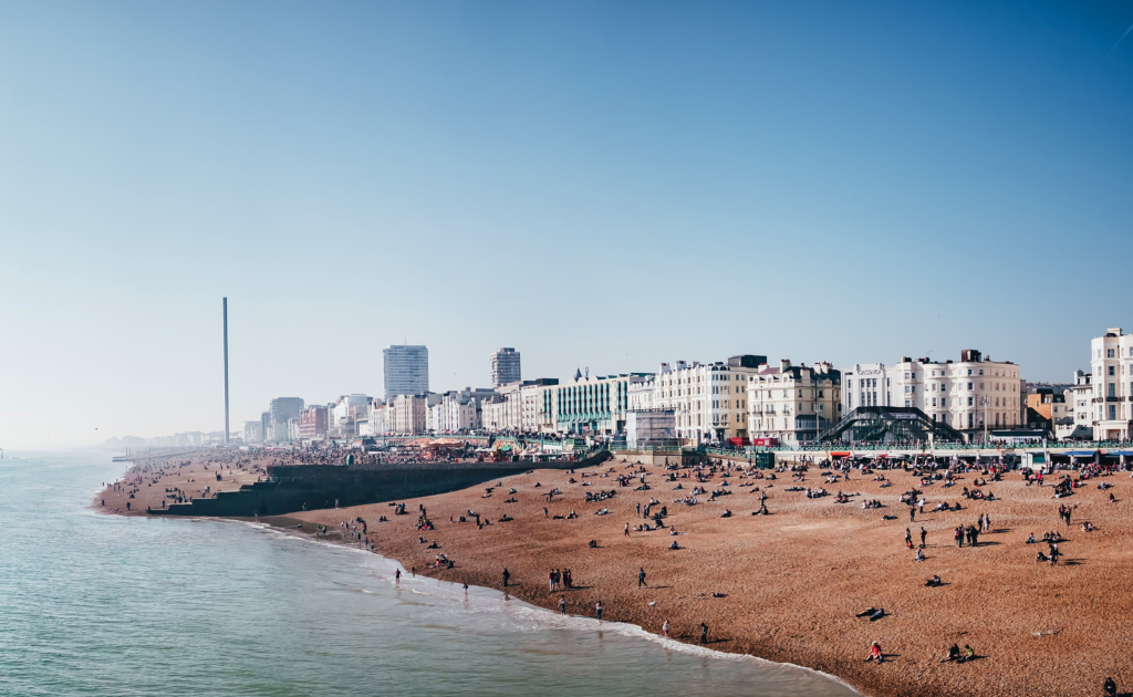 A View of Brighton where the Brighton Marathon is being held