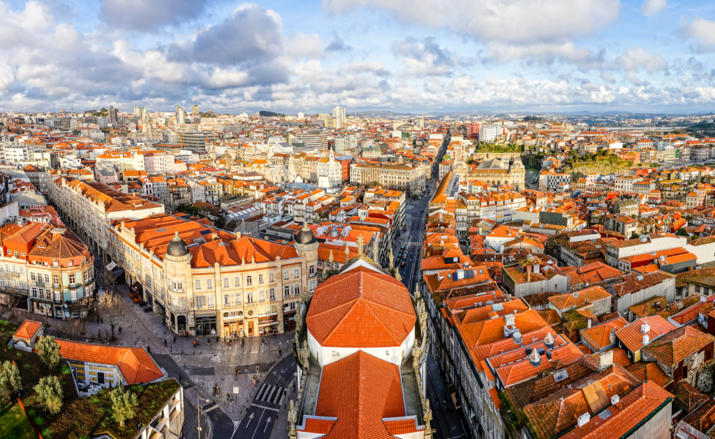 A View of Porto where the Porto Marathon is being held