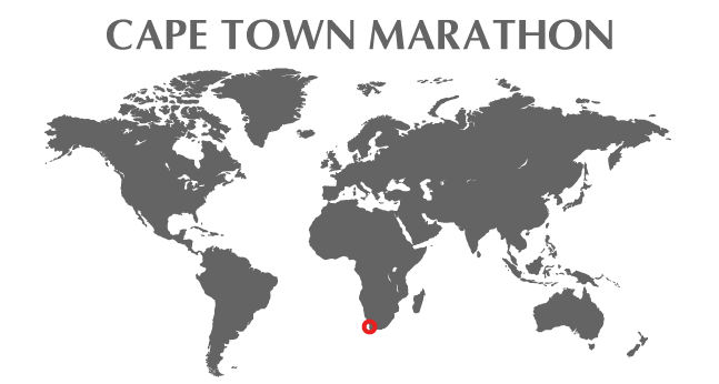 Location of Cape Town