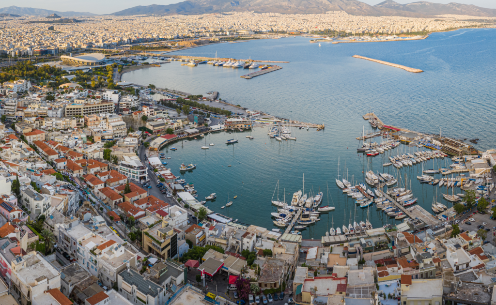 A View of Athens where the Athens Classic Marathon is being Held