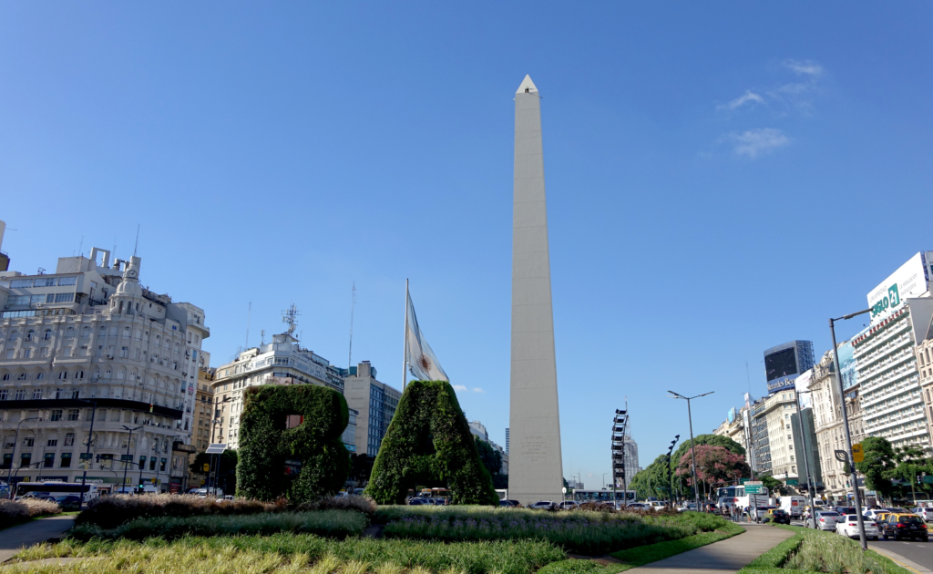 A View of buenos Aires where the Buenos Aires Marathon is being held