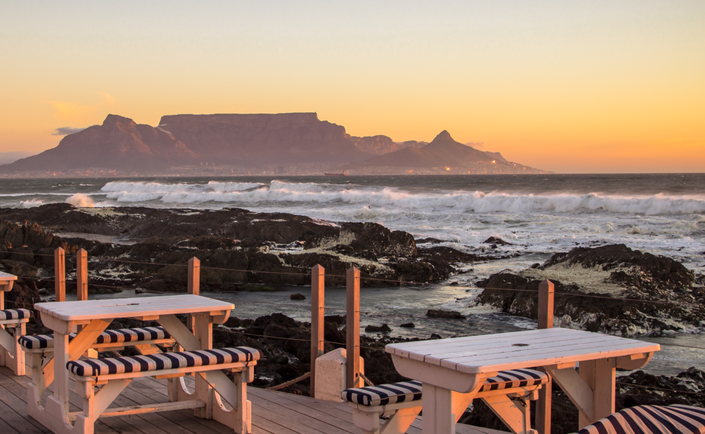 A VIew of Cape Town where the Cape Town Marathon is being held