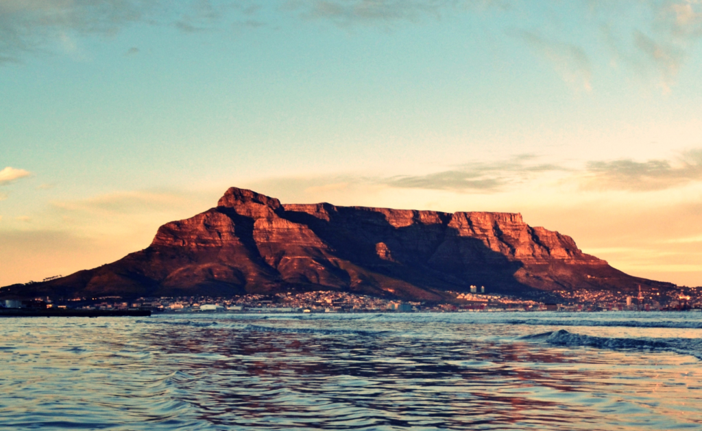 A VIew of Cape Town where the Cape Town Marathon is being held