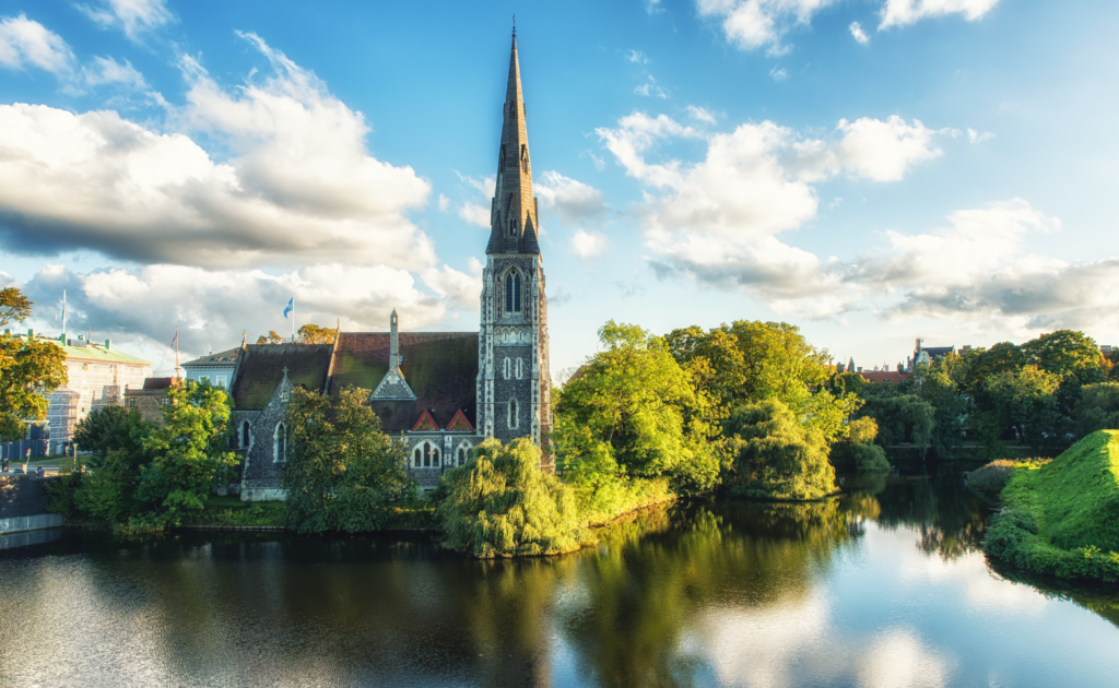 A View of Copenhagen where the Copenhagen Marathon is being held