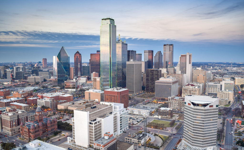 A View of Dallas where the Dallas Marathon is being held