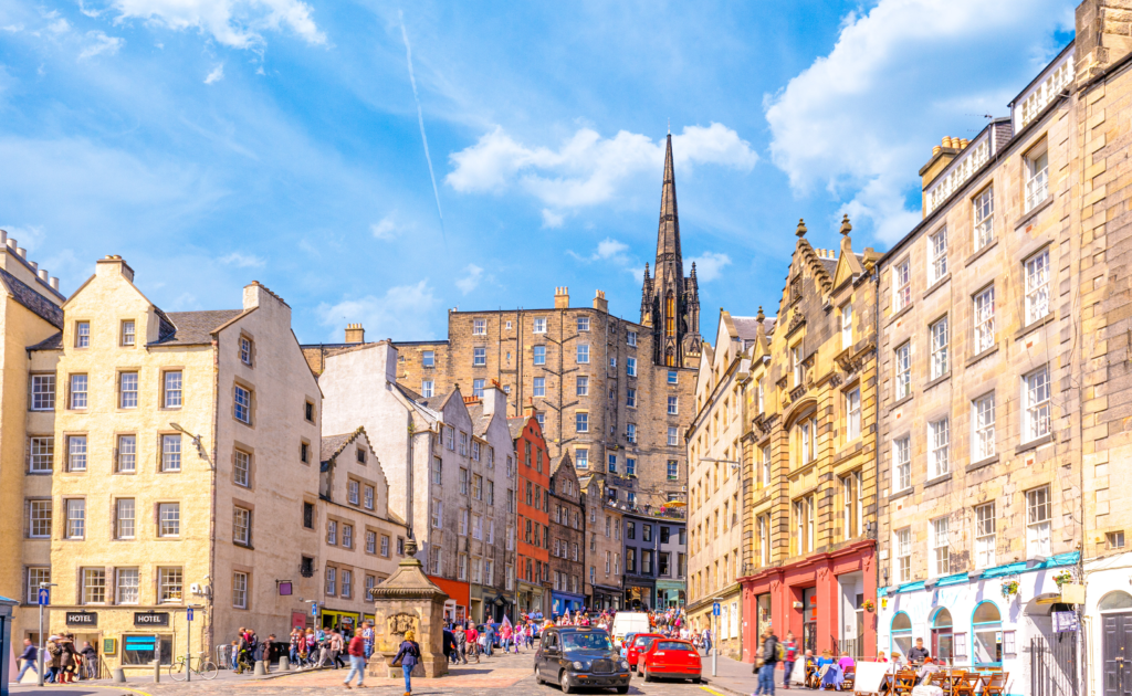 Landscape of the Edinburgh Marathon