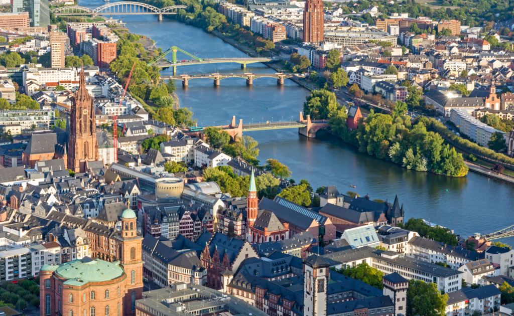 Landscape of the Frankfurt Marathon