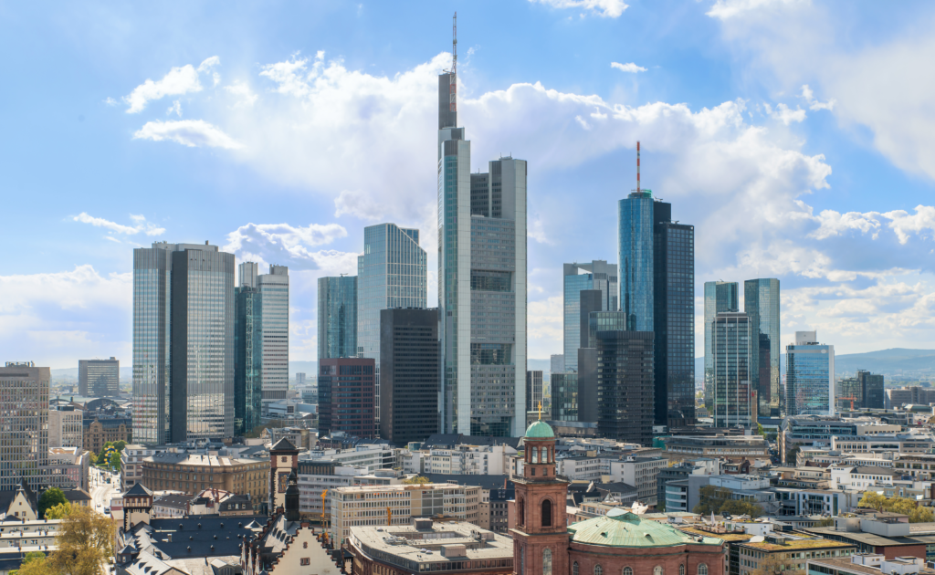 A View of Frankfurt where the Frankfurt Marathon is being held