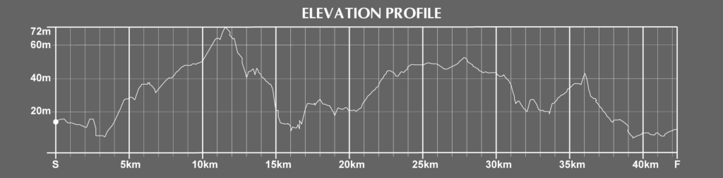 Dublin Marathon Course Elevation