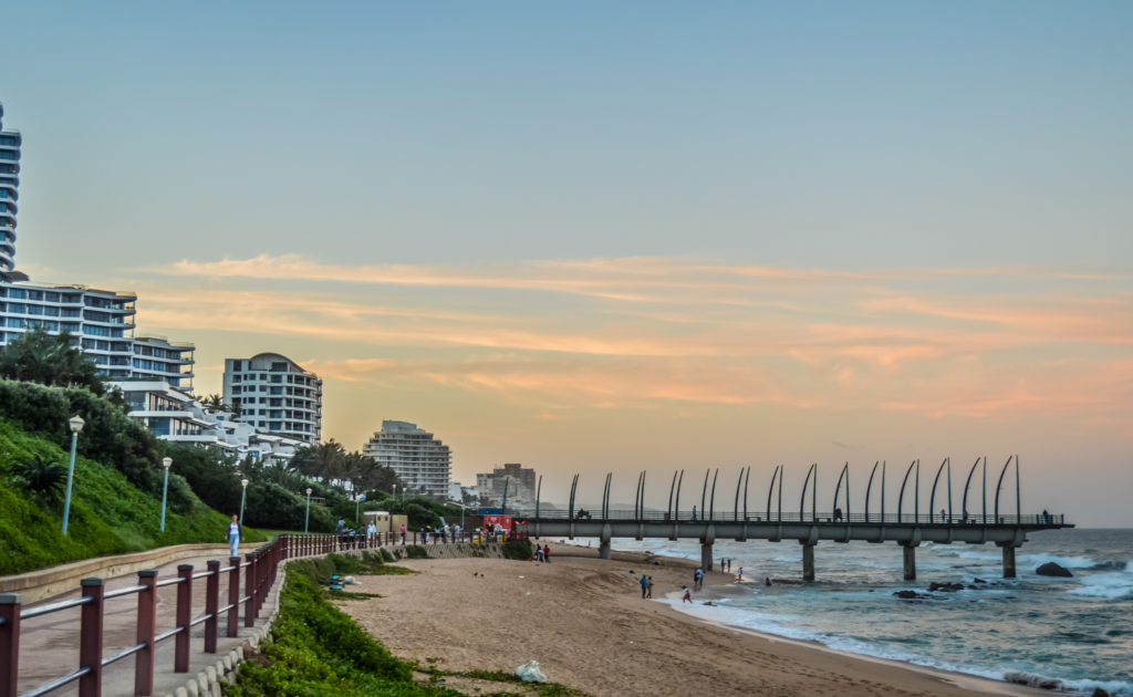 A View of Durban wherer the Durban International Marathon is being held