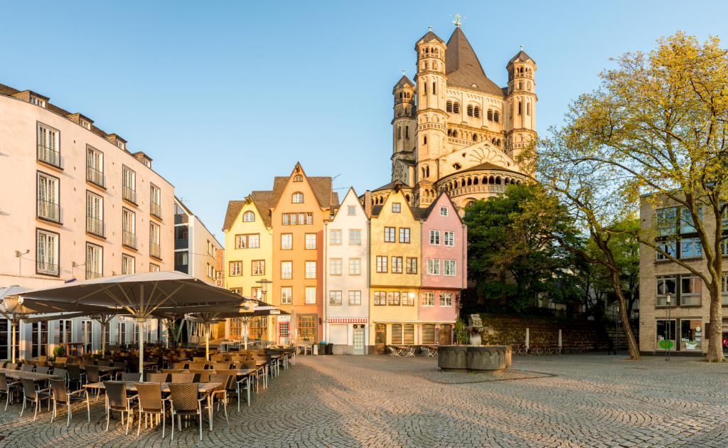 A View of Cologne where the Cologne Marathon is being held