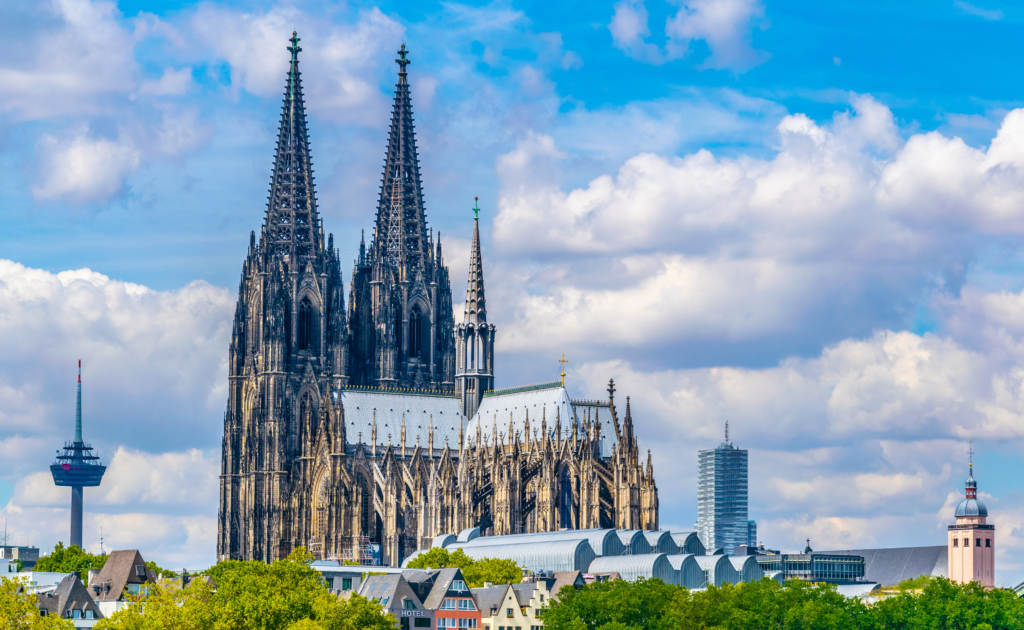 A View of Cologne where the Cologne Marathon is being held