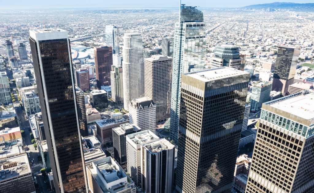 Landscape of the Los Angeles Marathon