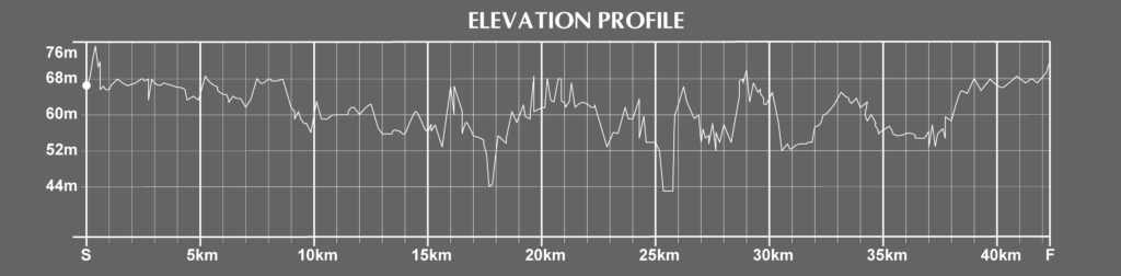 elevation of the munchen marathon