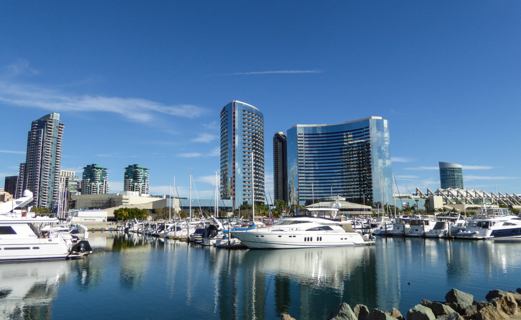 A View of San Diego where the San Diego Marathon is being held
