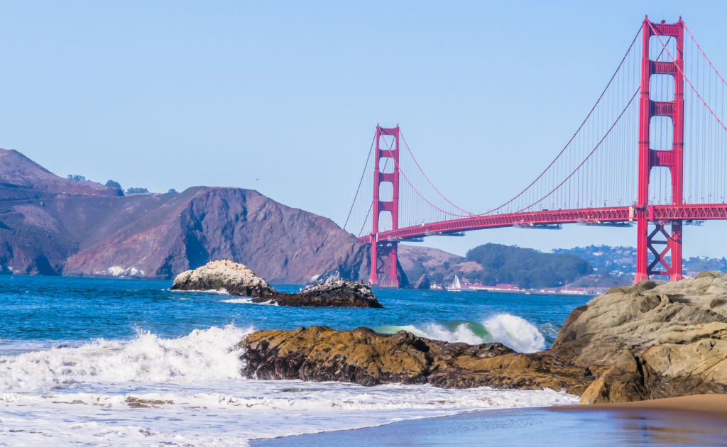 A View of San Francisco where The San Francisco Marathon is being held