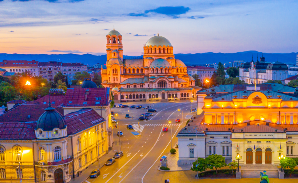 Landscape of the Sofia Marathon