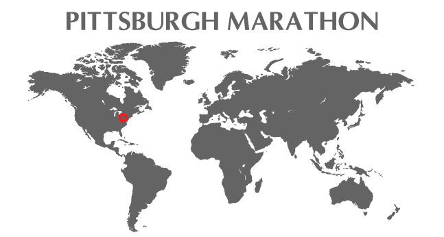 Location of Pittsburgh