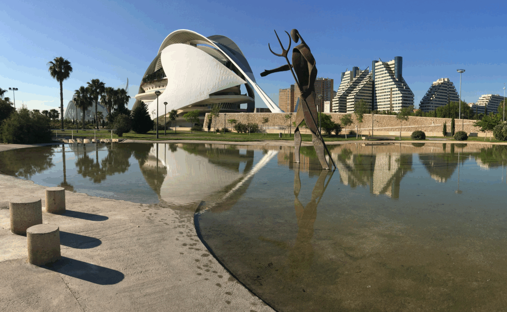 A View of Valencia where the Valencia Marathon is being held