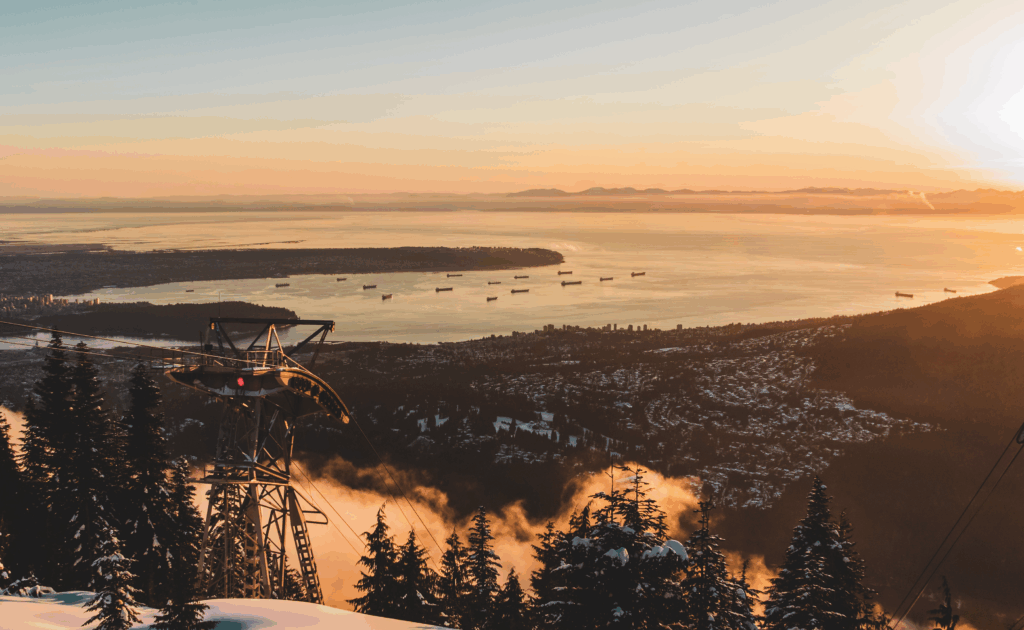 A View of Vancouver where the Vancouver Marathon is being held