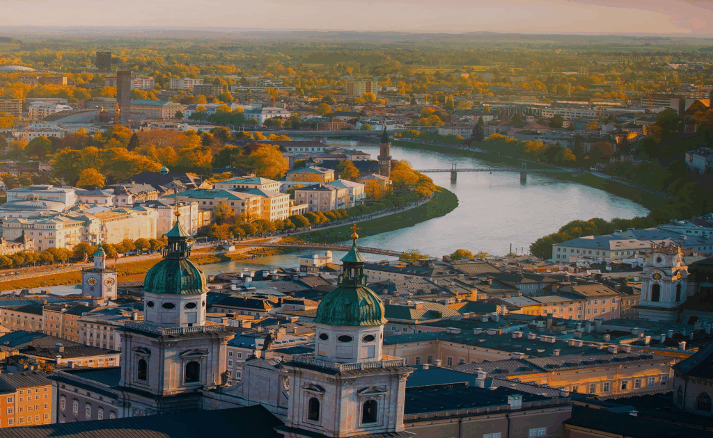 A View of Vienna where the Vienna City Marathon is being held