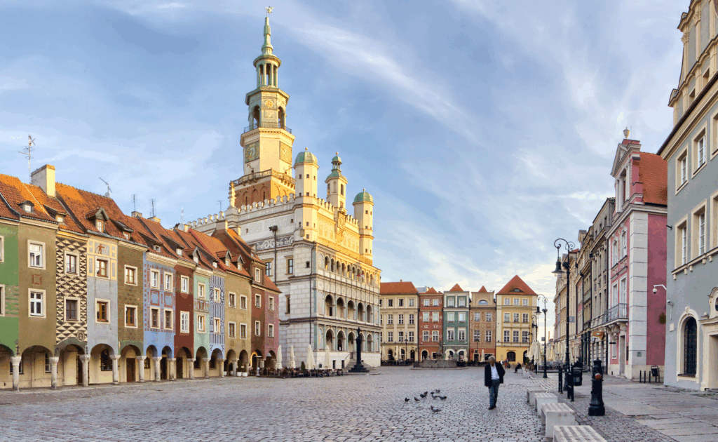 A View of Warsaw where the Warsaw Marathon is being held