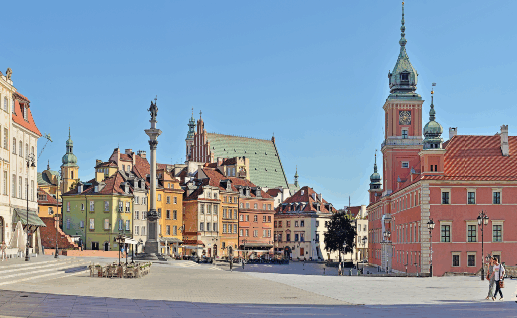 A View of Warsaw where the Warsaw Marathon is being held