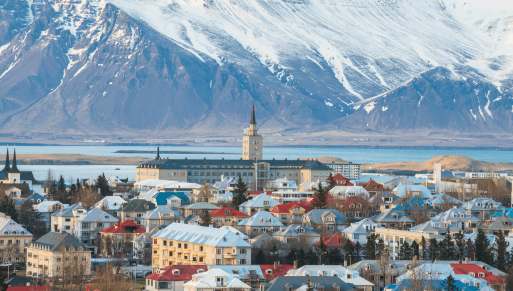 A View of Reykjavik where the Reykjavik Marathon is being held