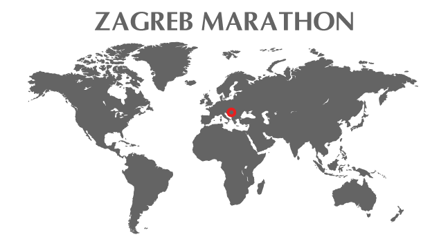 Location of Zagreb