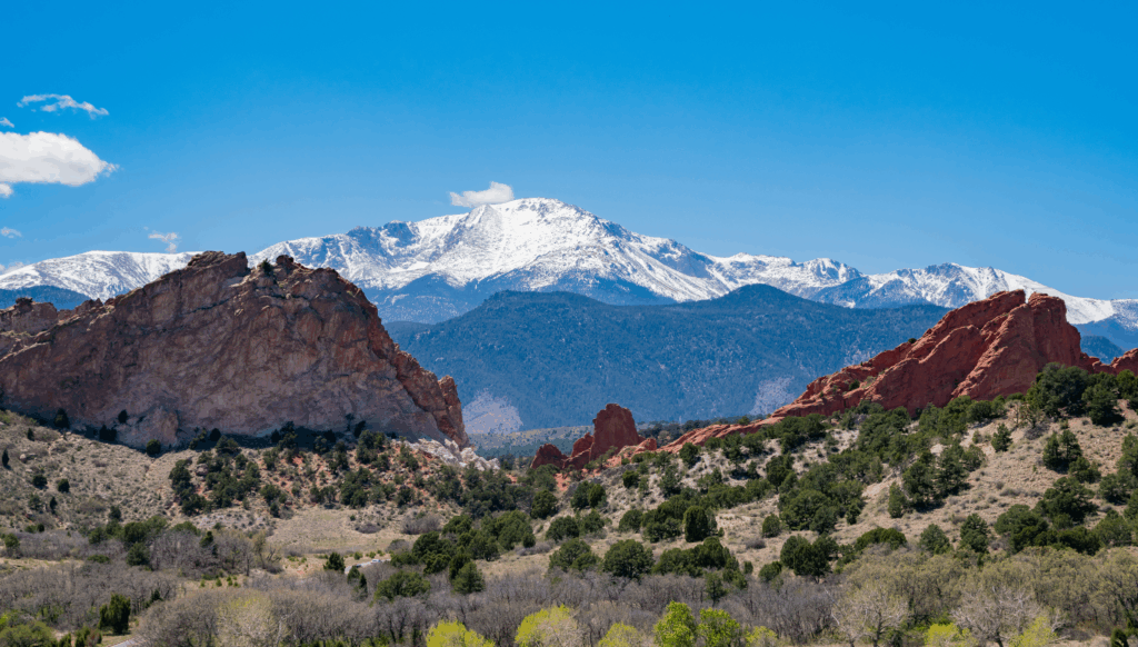 A View of Colorado Springs where the Colorado Springs Marathon is being held