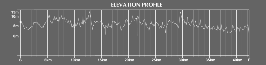 Kobe Marathon Course Elevation