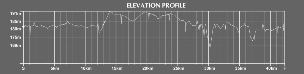 Detroit Marathon course elevation