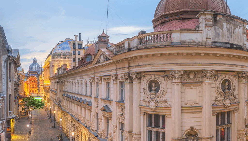 A View of Bucharest where the Bucharest Marathon is being held
