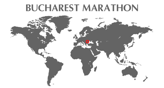 Location of Bucharest