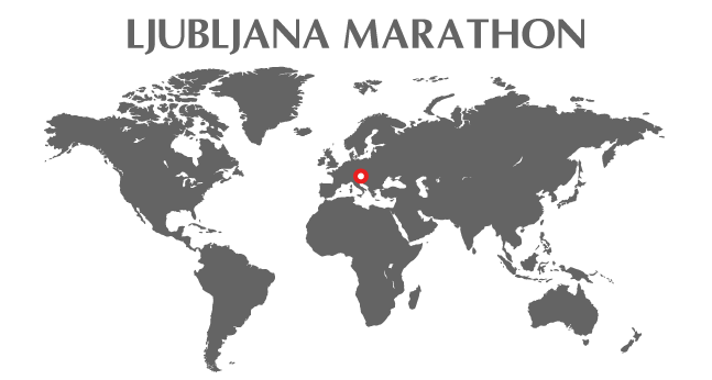 Location of Ljubljana