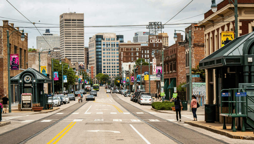 A View of Memphis where the Memphis Marathon is being held