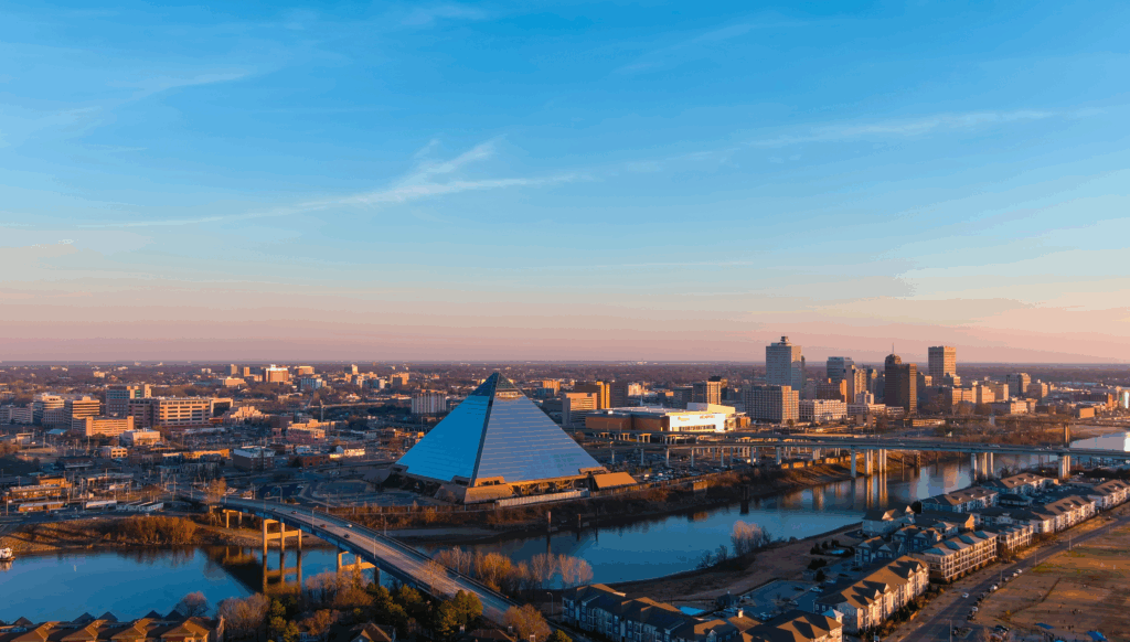 A View of Memphis where the Memphis Marathon is being held